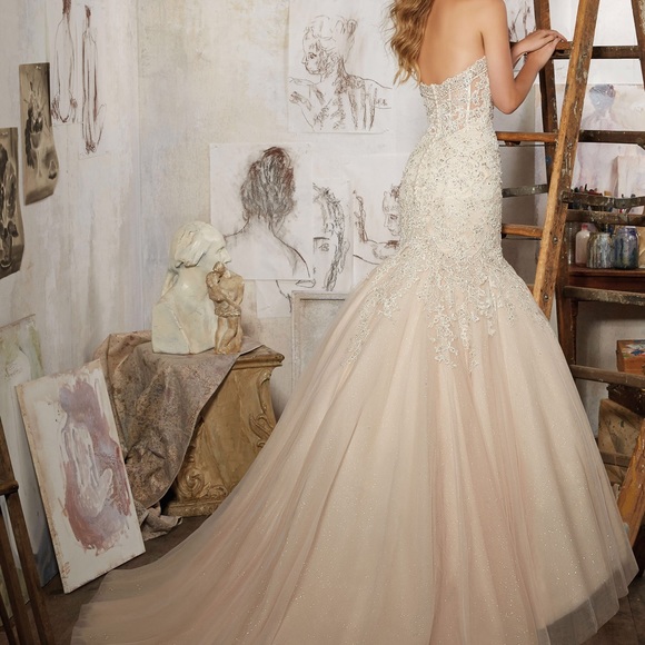 Beautiful Mori Lee Wedding Dress- style 8125 - Picture 9 of 9